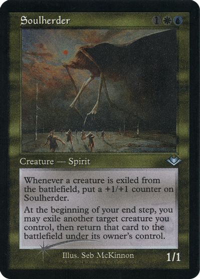 Soulherder (Retro Frame) (Foil Etched) card art