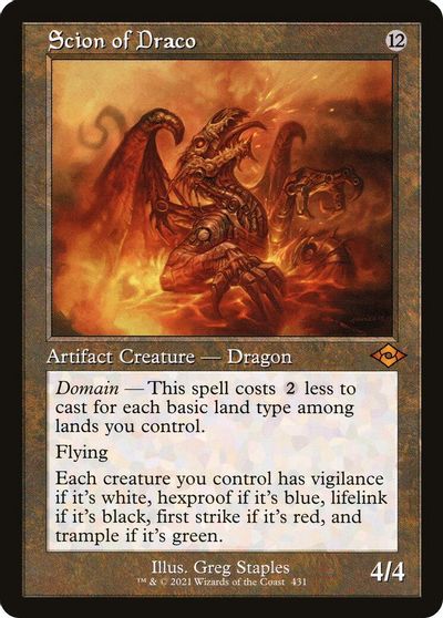 Scion of Draco (Retro Frame) card art