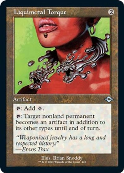 Liquimetal Torque (Retro Frame) (Foil Etched) card art