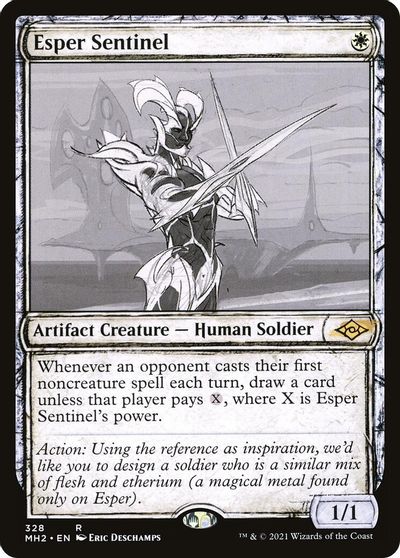 Esper Sentinel (Showcase) card art