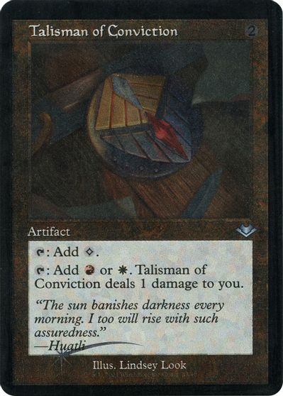 Talisman of Conviction (Retro Frame) (Foil Etched) card art