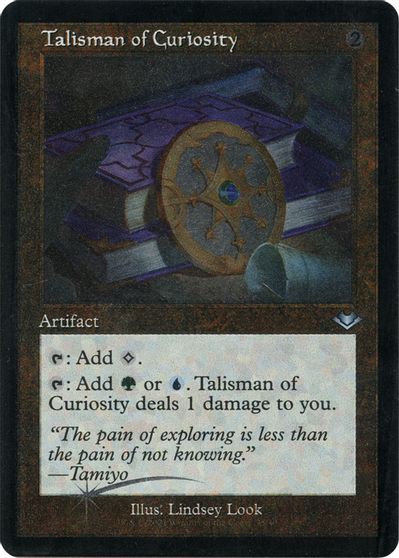 Talisman of Curiosity (Retro Frame) (Foil Etched) card art
