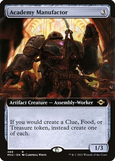 Academy Manufactor (Extended Art) card art