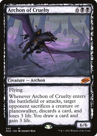 Archon of Cruelty (Showcase) card art