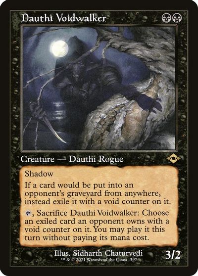 Dauthi Voidwalker (Retro Frame) card art