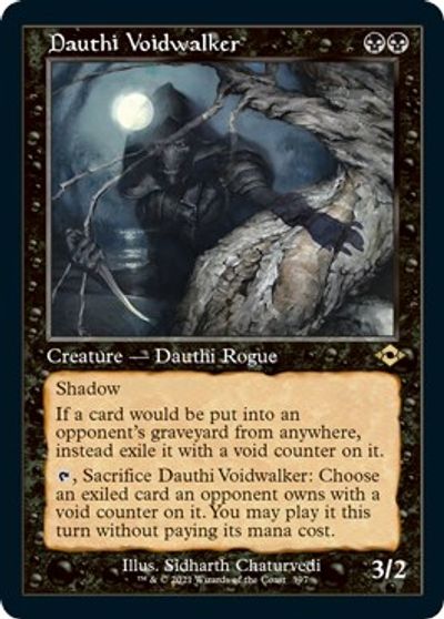 Dauthi Voidwalker (Retro Frame) (Foil Etched) card art