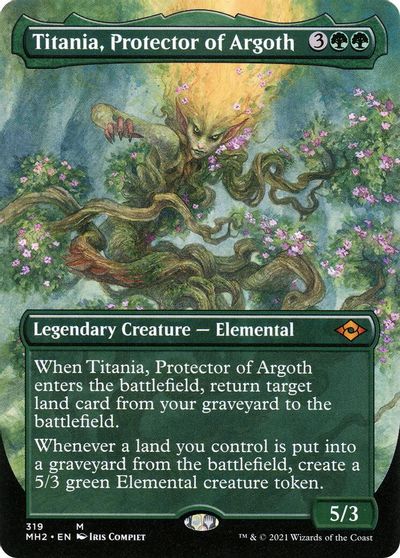 Titania, Protector of Argoth (Borderless) card art