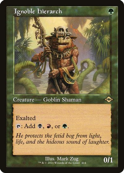 Ignoble Hierarch (Retro Frame) card art