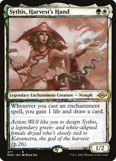 Sythis, Harvest's Hand (Showcase) card art