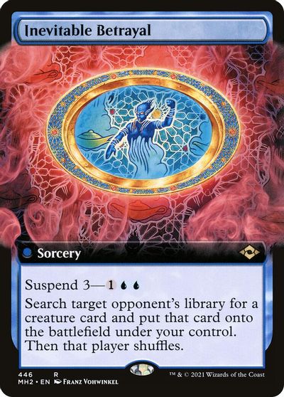 Inevitable Betrayal (Extended Art) card art