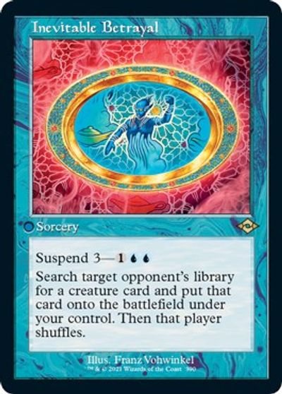 Inevitable Betrayal (Retro Frame) (Foil Etched) card art