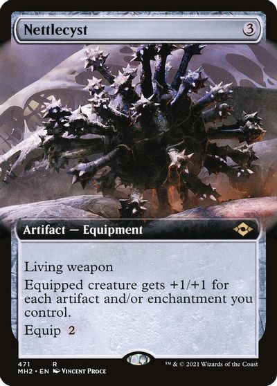 Nettlecyst (Extended Art) card art