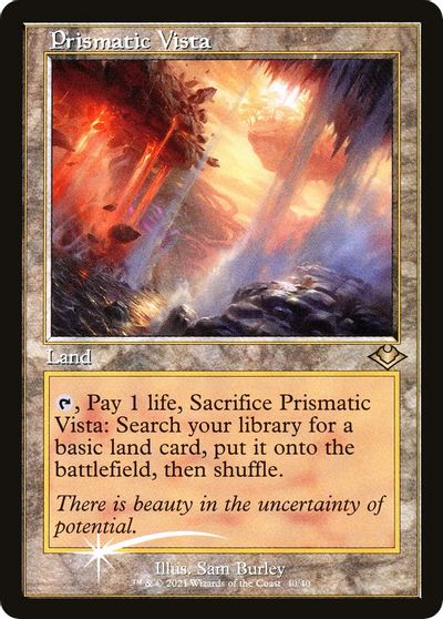 Prismatic Vista (Retro Frame) card art