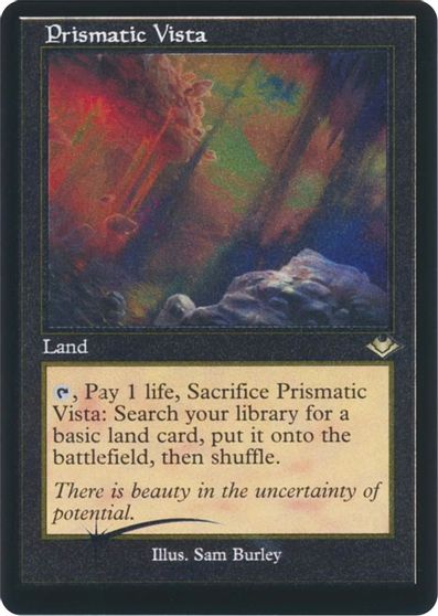 Prismatic Vista (Retro Frame) (Foil Etched) card art