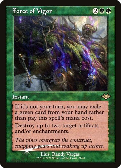Force of Vigor (Retro Frame) card art