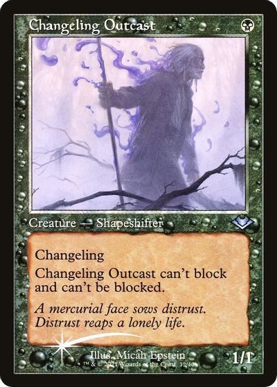Changeling Outcast (Retro Frame) card art