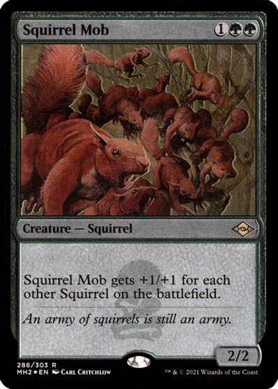 Squirrel Mob (Foil Etched) card art