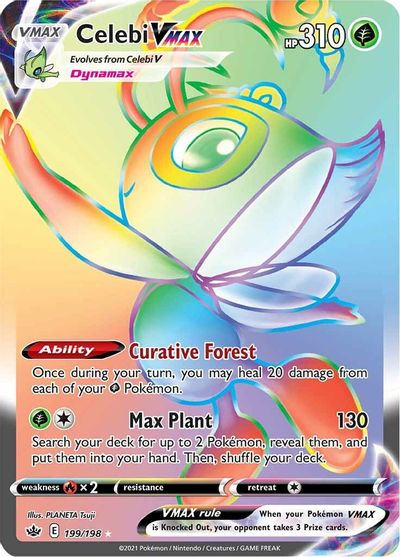 Celebi VMAX (Secret) card art