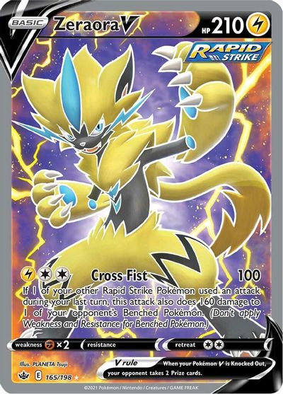 Zeraora V (Full Art) card art