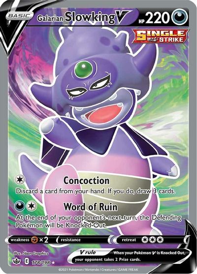 Galarian Slowking V (Full Art) card art