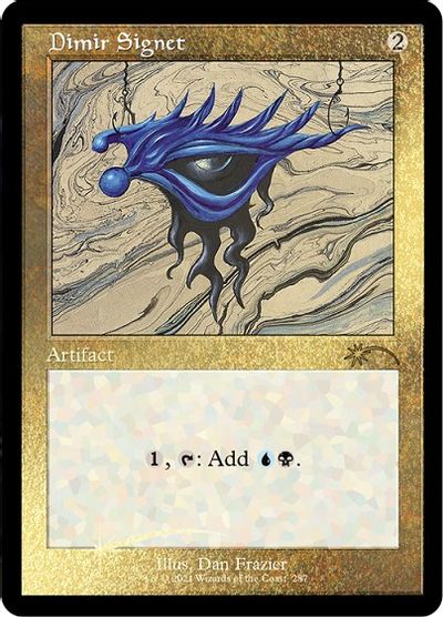 Dimir Signet (Foil Etched) card art