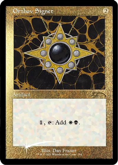Orzhov Signet (Foil Etched) card art