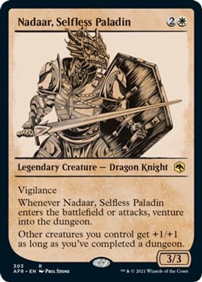 Nadaar, Selfless Paladin (Showcase) card art