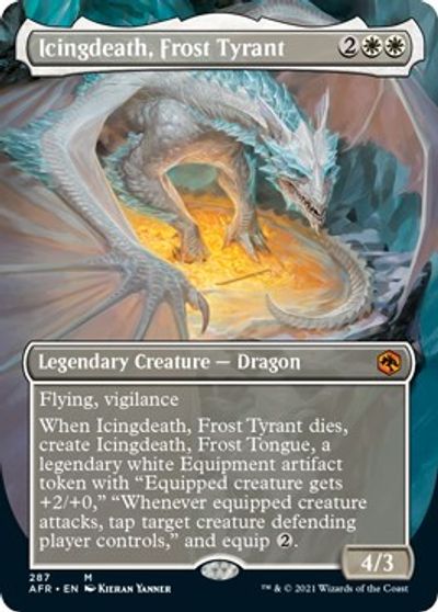 Icingdeath, Frost Tyrant (Borderless) card art