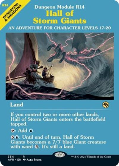 Hall of Storm Giants (Dungeon Module) card art