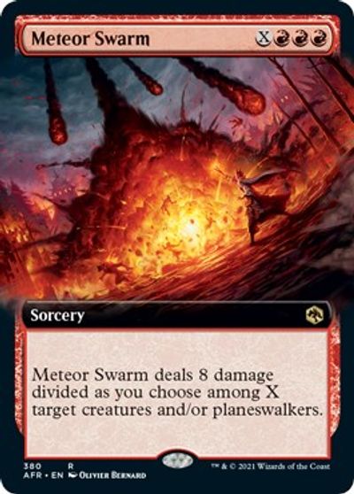 Meteor Swarm (Extended Art) card art