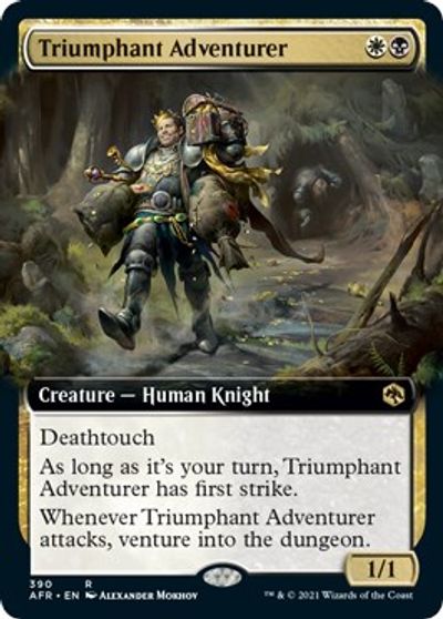 Triumphant Adventurer (Extended Art) card art