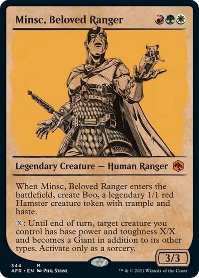 Minsc, Beloved Ranger (Showcase) card art