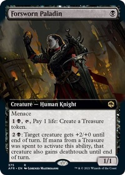Forsworn Paladin (Extended Art) card art