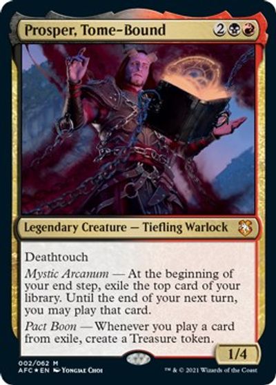 Prosper, Tome-Bound (Display Commander) - Thick Stock card art