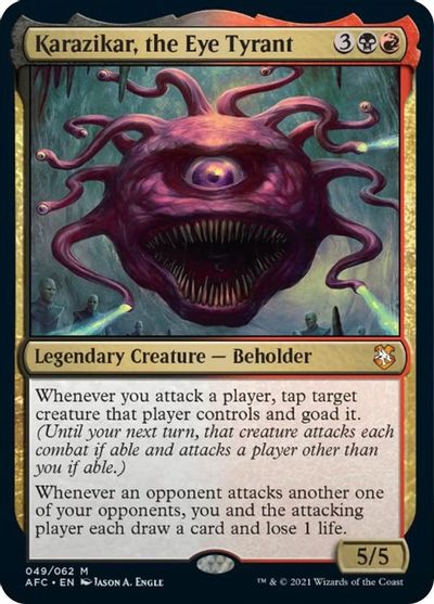 Karazikar, the Eye Tyrant card art