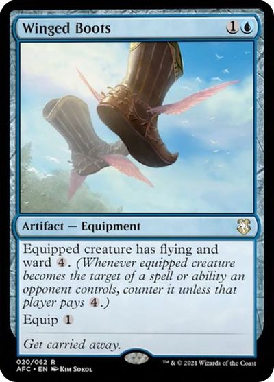 Winged Boots card art