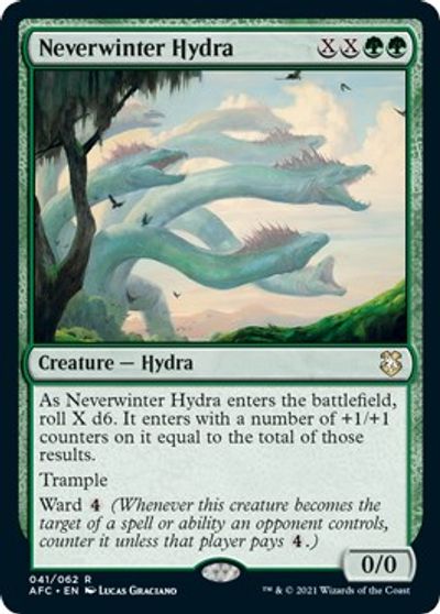 Neverwinter Hydra card art