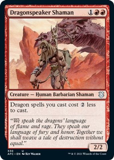 Dragonspeaker Shaman card art