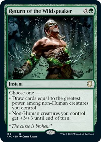 Return of the Wildspeaker card art