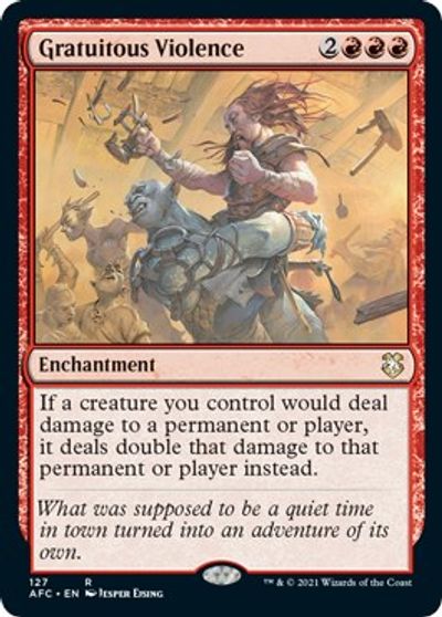 Gratuitous Violence card art