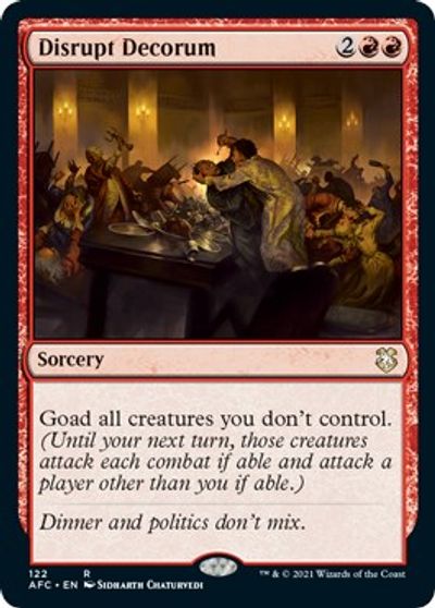 Disrupt Decorum card art