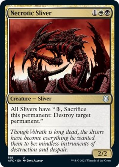 Necrotic Sliver card art