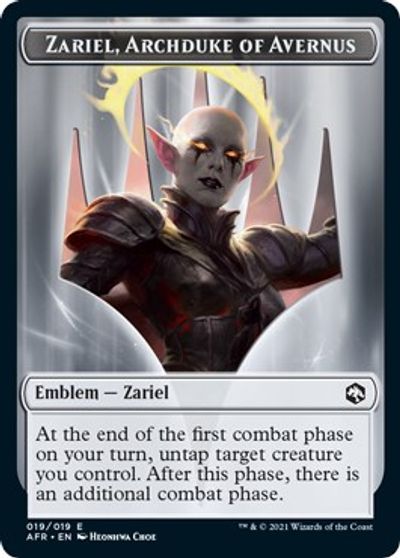 Emblem - Zariel, Archduke of Avernus card art