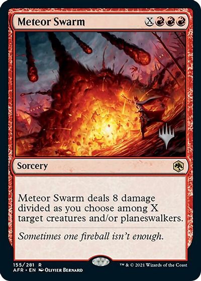 Meteor Swarm card art
