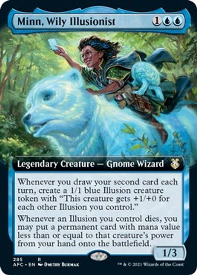 Minn, Wily Illusionist (Extended Art) card art
