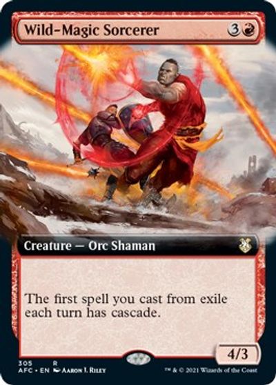 Wild-Magic Sorcerer (Extended Art) card art