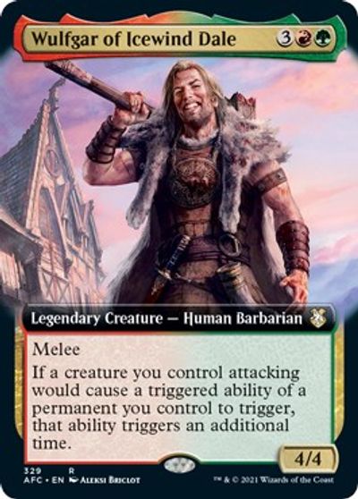 Wulfgar of Icewind Dale (Extended Art) card art