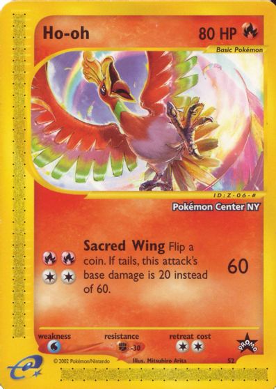 Ho-oh [Pokemon Center NY] card art