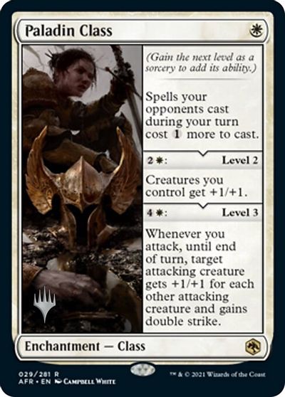 Paladin Class card art