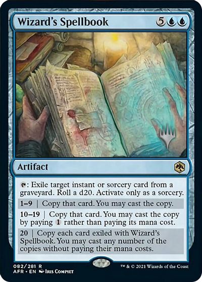 Wizard's Spellbook card art